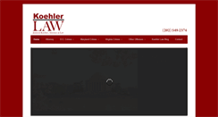 Desktop Screenshot of koehlerlaw.net
