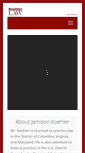 Mobile Screenshot of koehlerlaw.net